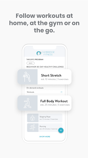 Cambridge Fitness Screenshot 2