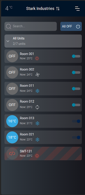 X Controls Screenshot 2