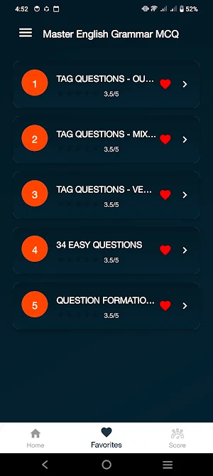 Master English Grammar MCQ Screenshot 3