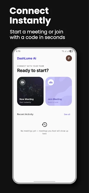 DashLume – AI Video Meetings Screenshot 0