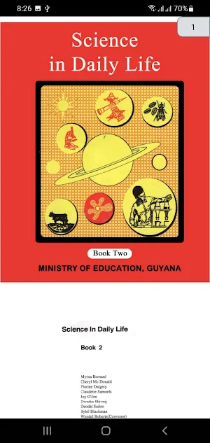 Guyana School Textbook Grade 8 Screenshot 1