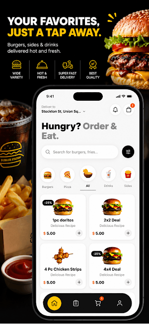 Burger Station Screenshot 1