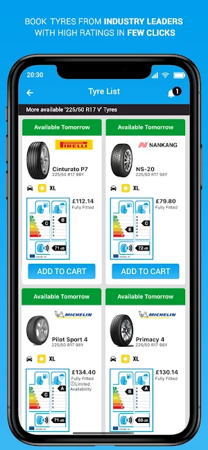 Harrow Budget Tyres Screenshot 2