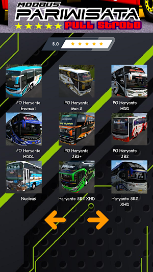 Mod Bus Pariwisata Full Strobo Screenshot 3