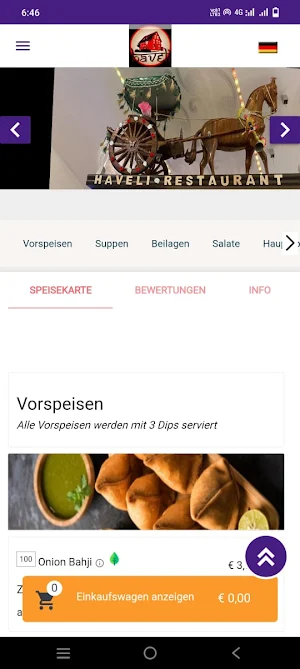 Indian Restaurant Screenshot 1