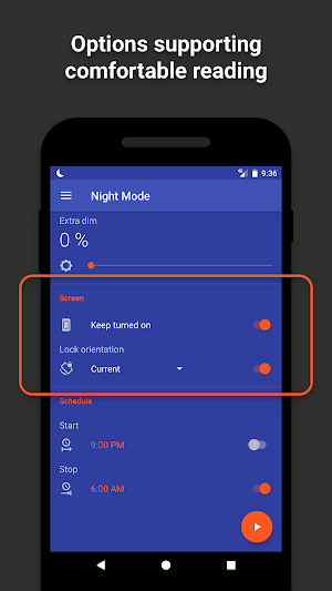 Night Mode - Blue Light Filter Screenshot 3