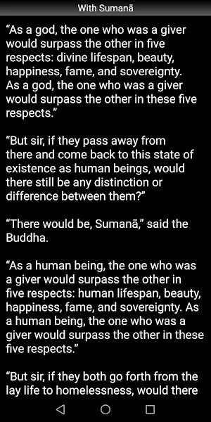 With Sumana Sutta - Buddhism Screenshot 2
