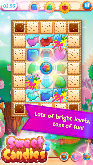 Sweet Candies 2 - Chocolate Cookie Candy Match 3 Screenshot 3