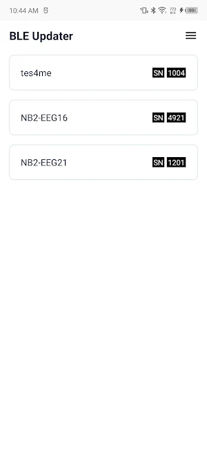 BLE Updater Screenshot 1