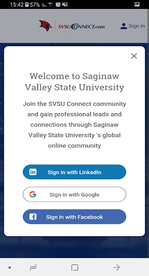 SVSU Connect Screenshot 2