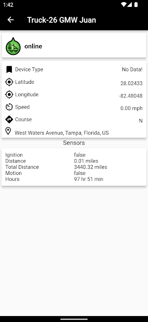 TransTech GPS Screenshot 3