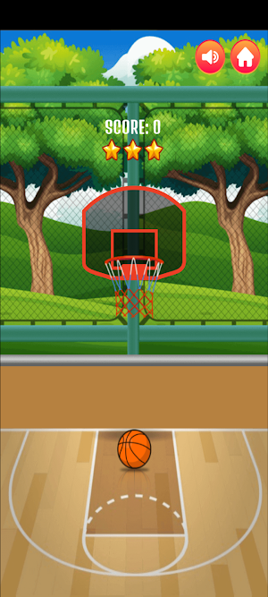 Basketball: Touch & Shoot Screenshot 1