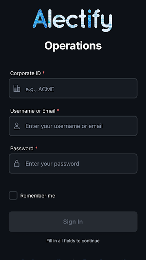 Alectify Operations Screenshot 0
