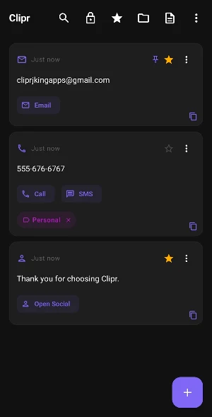 Clipr: Smart Clipboard Manager Screenshot 0