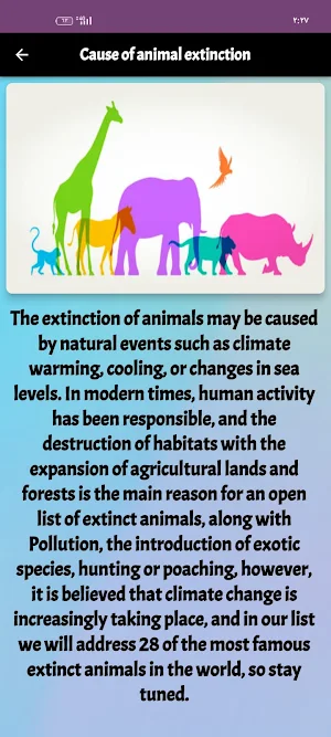 Extinct animals Screenshot 1