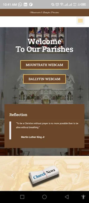 Mountrath & Ballyfins Parishes Screenshot 1