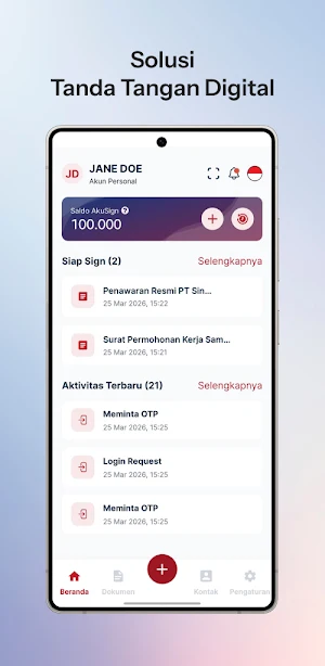 AkuSign - Digital Signature Screenshot 0