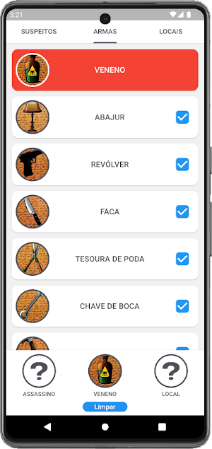 Suspeito Screenshot 1