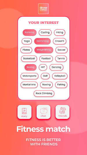 Fitness Match Screenshot 1