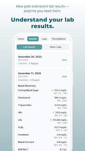 WELLSERV Patient Screenshot 1
