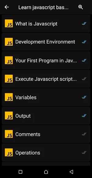 Javascript Language Screenshot 2