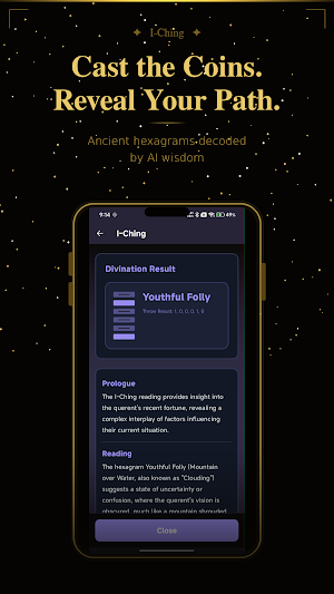 OmniOracle - AI Tarot, I-Ching Screenshot 2