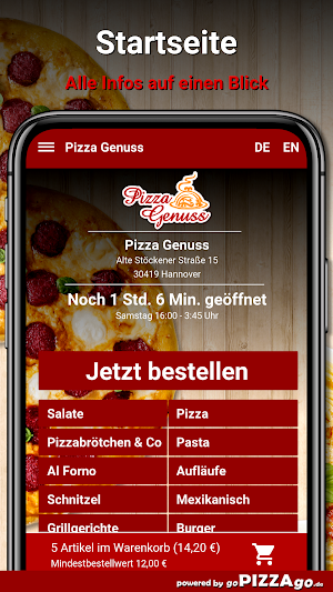 Pizza Genuss Screenshot 1