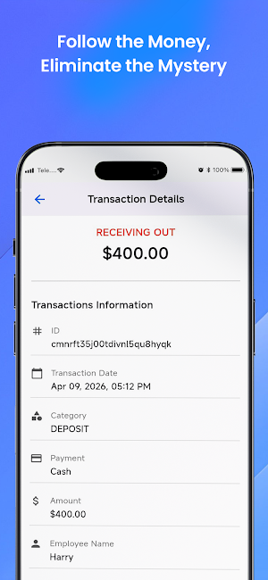 Cashlytix - Staff Cash Tracker Screenshot 3