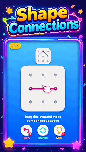 Puzzle Link Shapes Screenshot 3