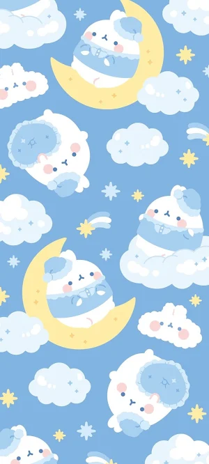 Blue Aesthetic Wallpaper Screenshot 0