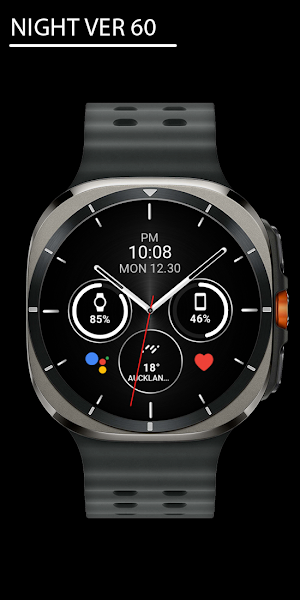 Night ver 60 - watch face Screenshot 0