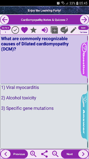 Cardiomyopathy: Exam Review co Screenshot 1