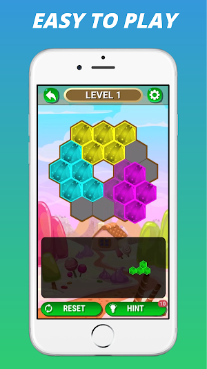 Hex Block Pop! Candy Puzzle Screenshot 0
