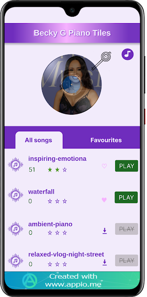 Becky G Piano Tiles Screenshot 2