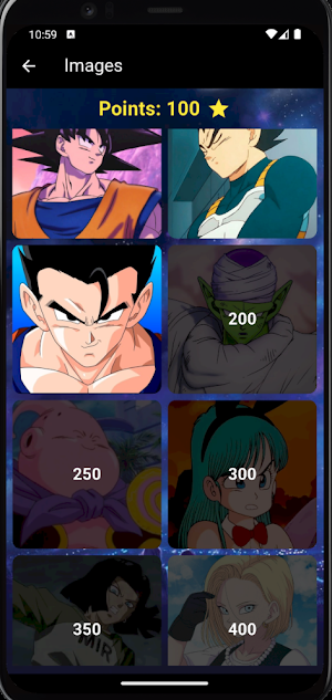 Dragon Ball Puzzle & Quiz Screenshot 3