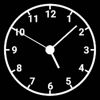 Just Clock - Large & Stays On