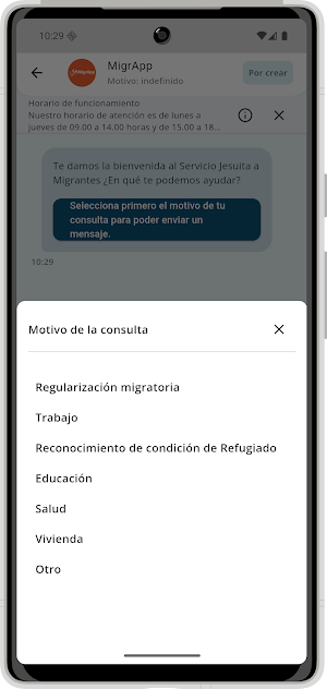 MigrApp Screenshot 3