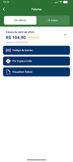 Vconnect by Mogi Fibra Screenshot 2