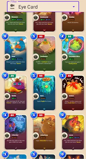 Axie Origin Card Explorer Screenshot 0