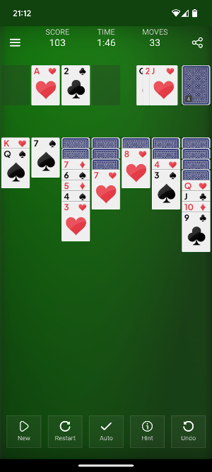 Solitaire Screenshot 2