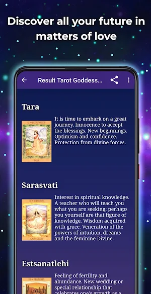 Tarot of the Goddesses Screenshot 2