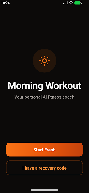 Morning Workout: Home Routine Screenshot 0