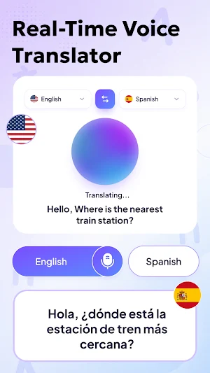 AI Live Voice Translator Screenshot 2