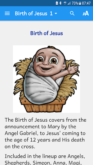 Birth of Jesus - Bibleview Screenshot 0
