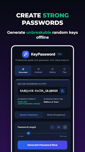 KeyPassword Pro: Generator App Screenshot 0
