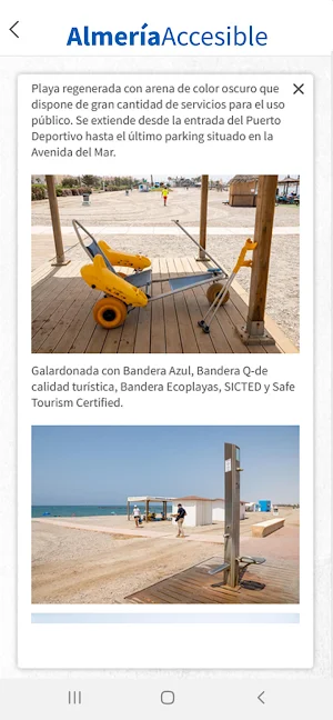 FAAM Almería Accesible Screenshot 3