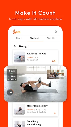 GOFA Fitness Screenshot 1