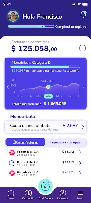 Gestorando tu Monotributo Screenshot 0