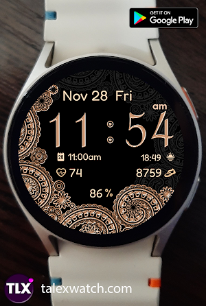 Golden Oriental Watch Face Screenshot 0