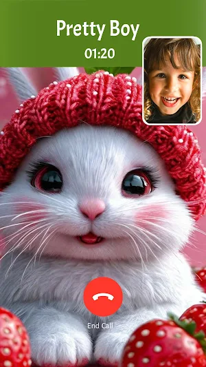 Fake Call: Bunny Screenshot 0